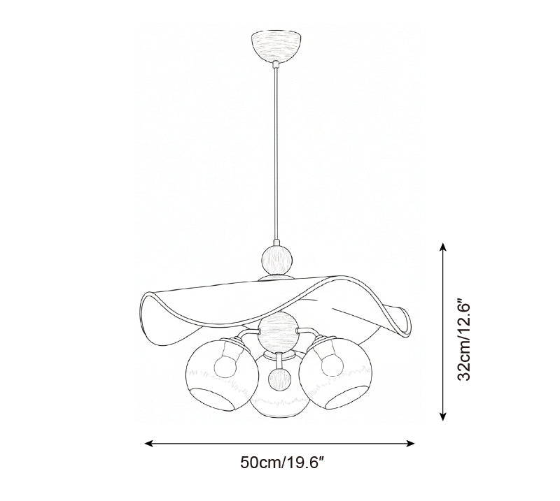 Talvera Glass Pendant Lamp — product view 5