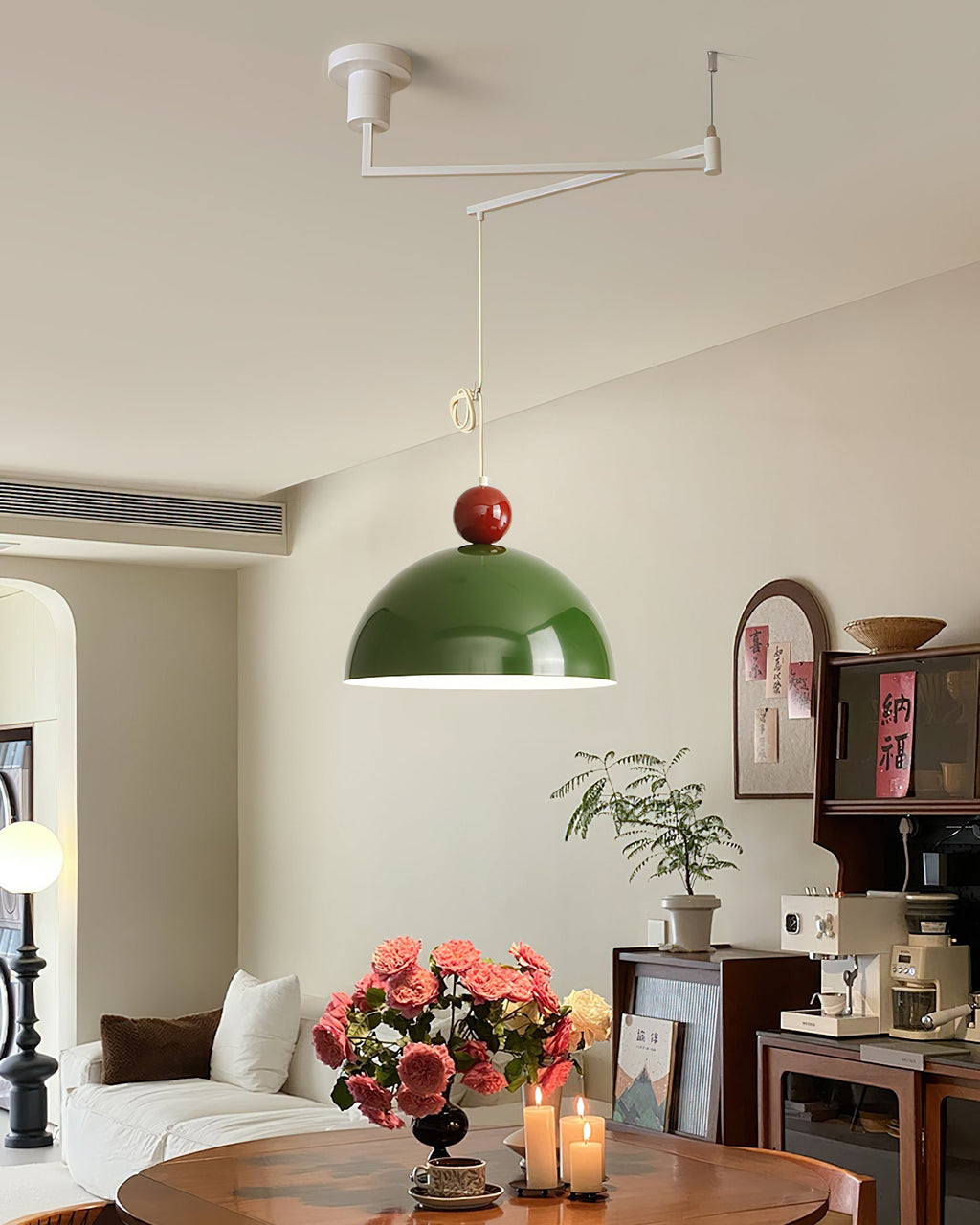Dotto Swing Arm Metal Pendant Lamp — product view 4