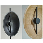 Twin Disc Wood Floor Lamp — product view 8