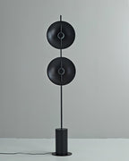 Twin Disc Wood Floor Lamp — product view 9
