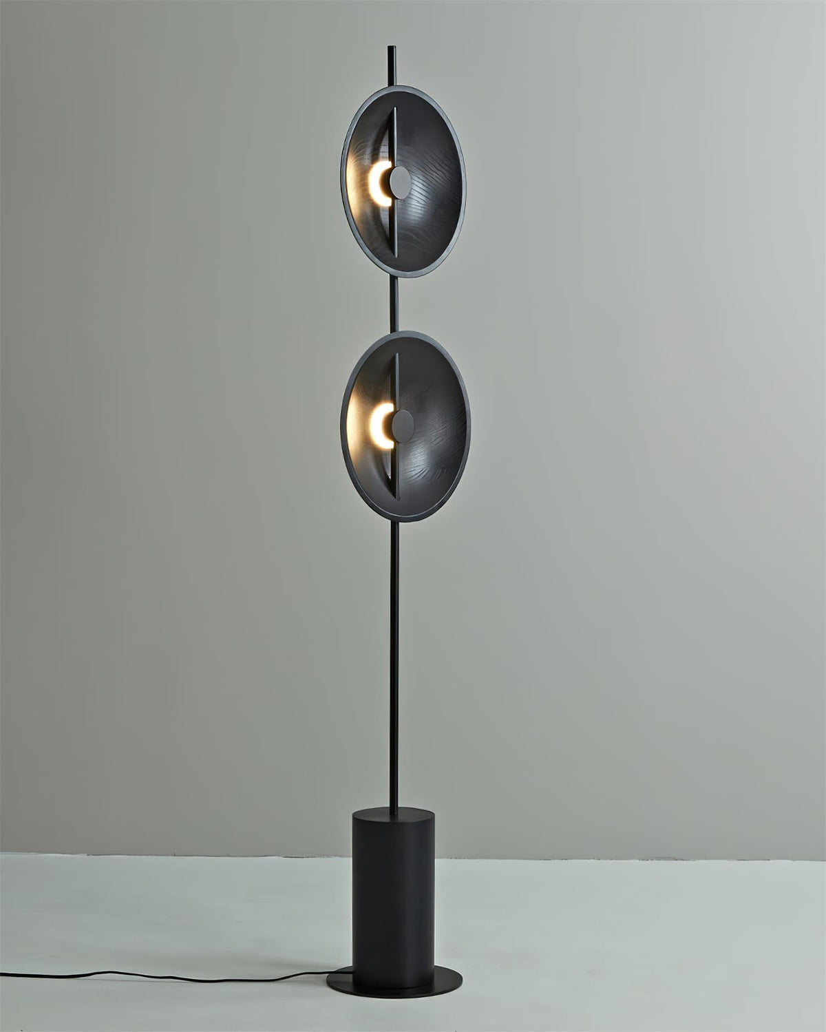 Twin Disc Wood Floor Lamp — product view 13