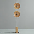 Twin Disc Wood Floor Lamp — product view 15
