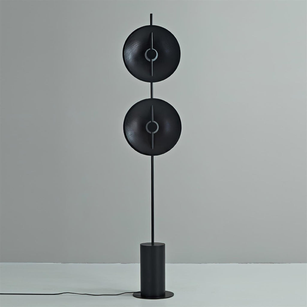 Twin Disc Wood Floor Lamp — product view 16