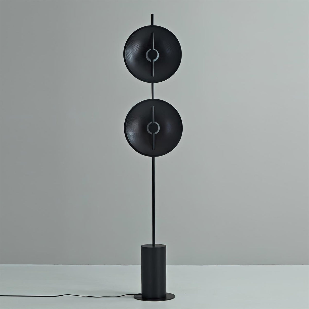 Twin Disc Wood Floor Lamp — product view 16
