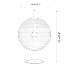 Wood Disc Table Lamp — product view 5