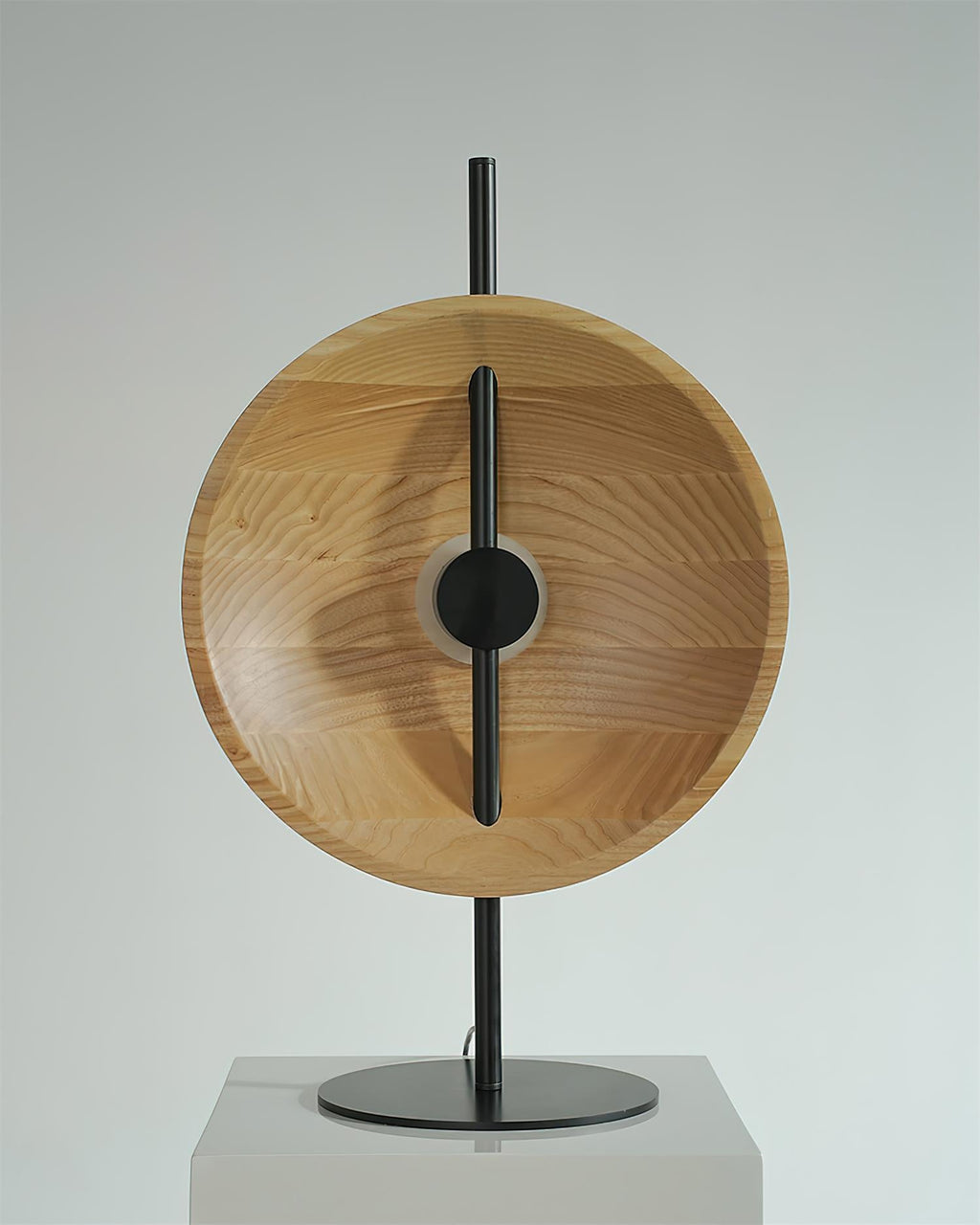 Wood Disc Table Lamp — product view 6