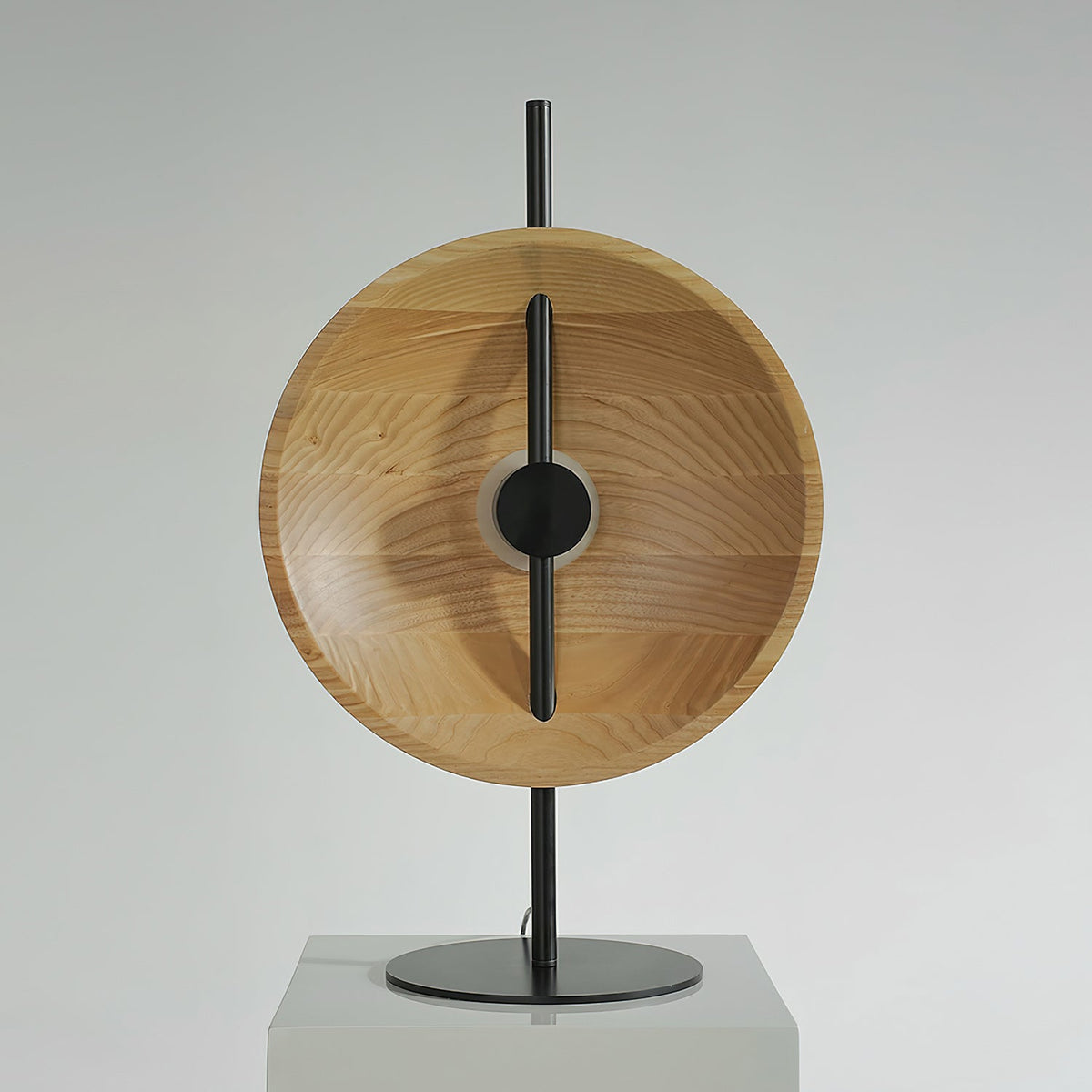 Wood Disc Table Lamp — product view 9