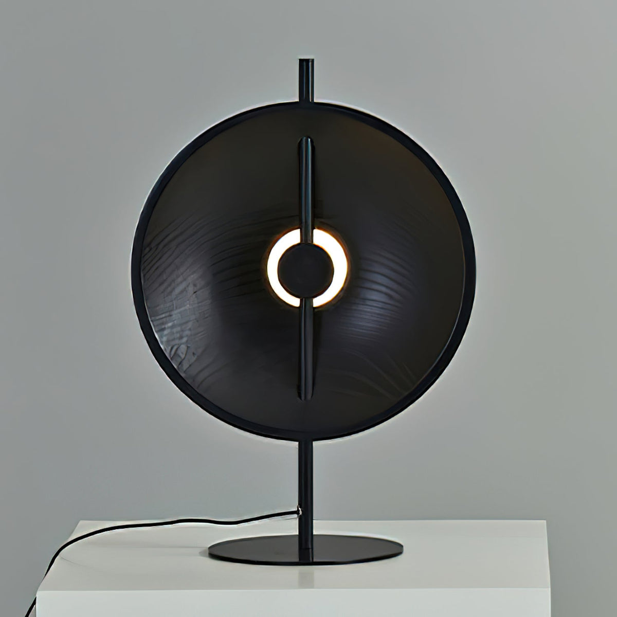 Wood Disc Table Lamp — product view 10
