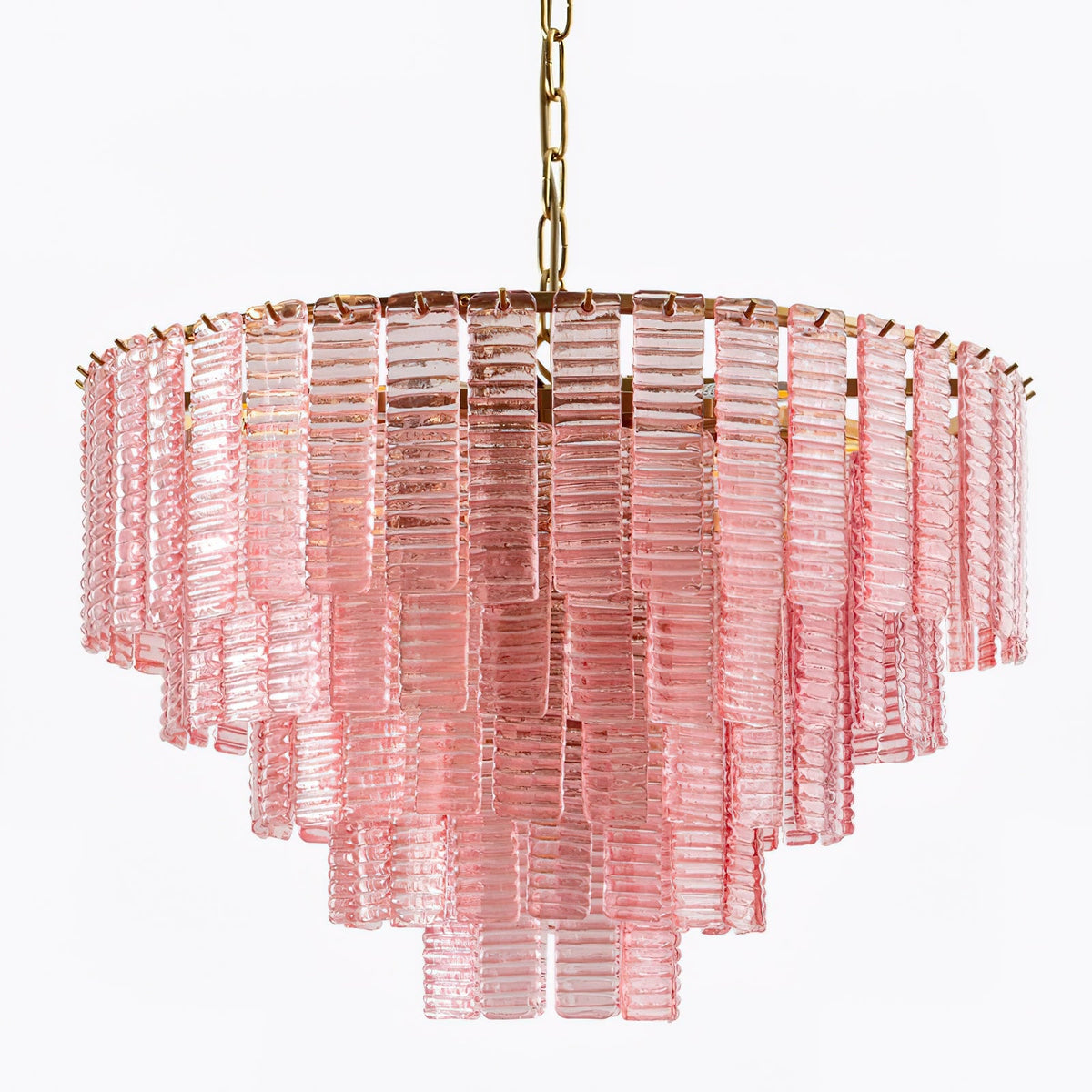 Rosewater Steps Glass Chandelier — product view 18
