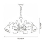Marigold Glass Chandelier — product view 7