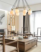 Miira Alabaster Chandelier — product view 3