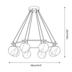 Miira Alabaster Chandelier — product view 7