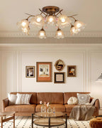 Celestia Glass Ceiling Lamp — product view 4