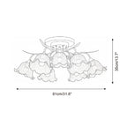 Celestia Glass Ceiling Lamp — product view 5