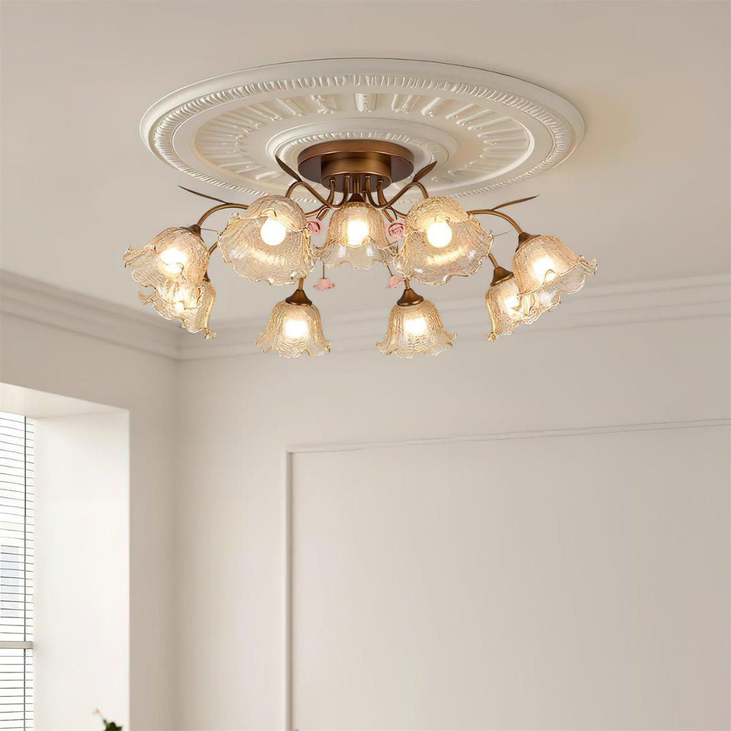 Celestia Glass Ceiling Lamp — product view 7