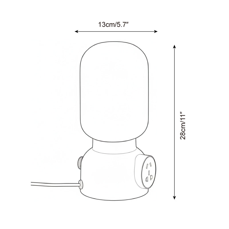 Pulg Glass Table Lamp — product view 5