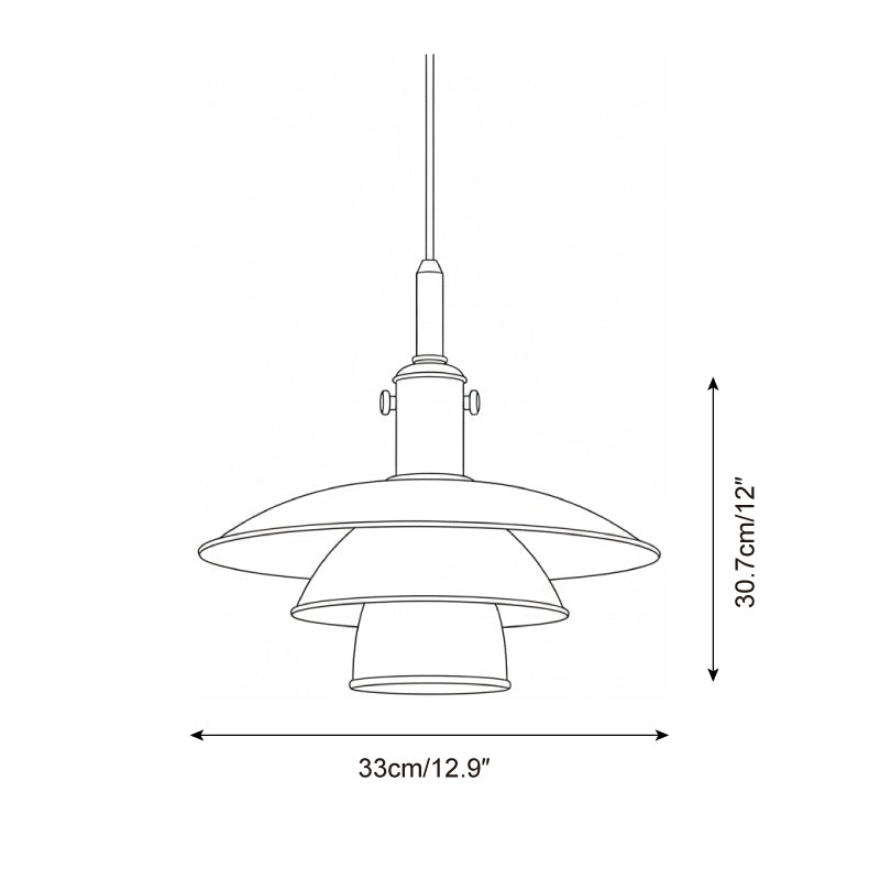 Mirage Layer Metal Pendant Lamp — product view 5