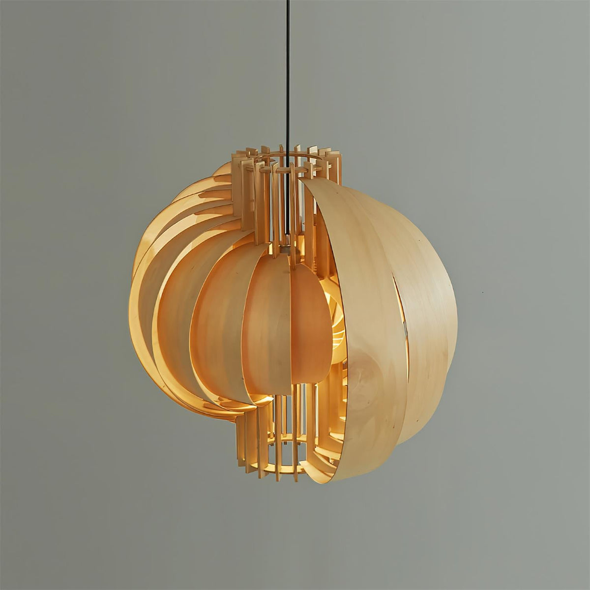 Moon Wood Pendant Lamp — product view 12
