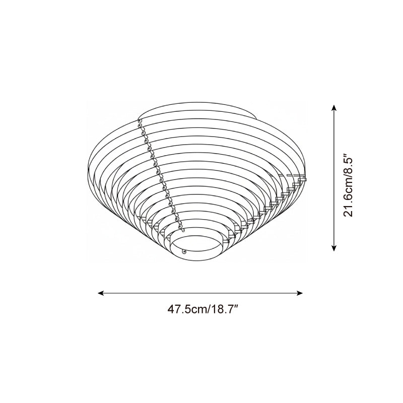 A662 Metal Ceiling Lamp — product view 5