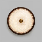 Frostwave Ripple Wood Ceiling Lamp — product view 10