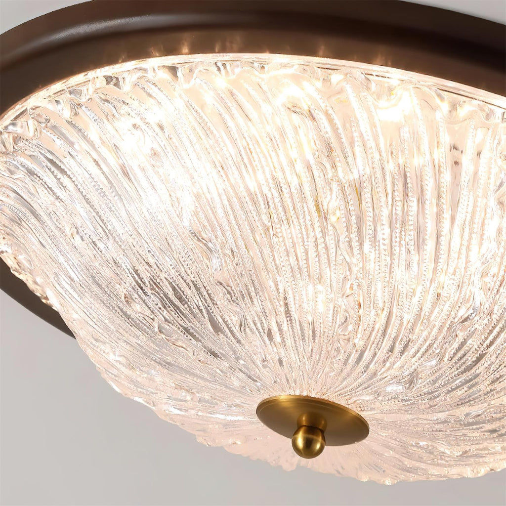 Frostwave Ripple Wood Ceiling Lamp — product view 13