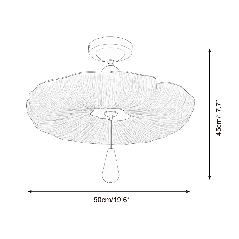 Mori Puff Metal Ceiling Lamp — product view 6