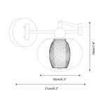 Gyro Glass Wall Lamp — product view 6