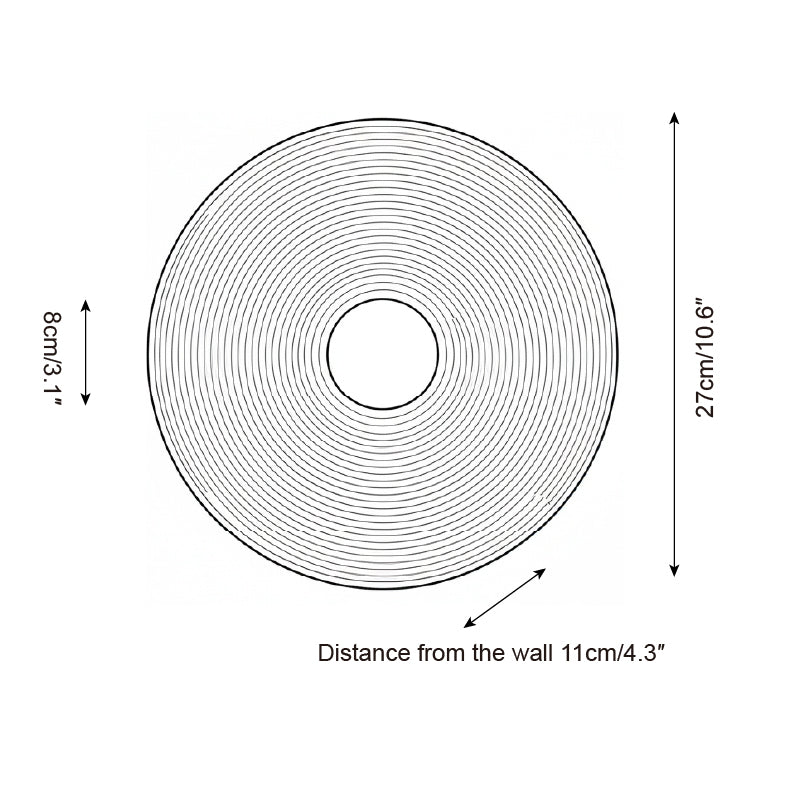 Echo Coil Glass Wall Lamp — product view 5