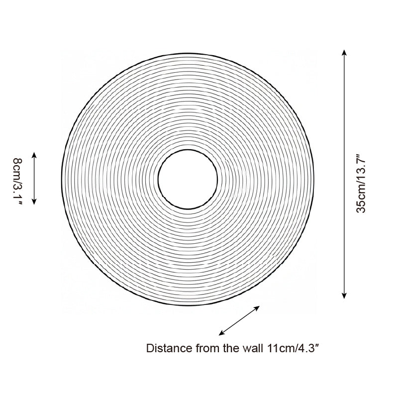 Echo Coil Glass Wall Lamp — product view 6