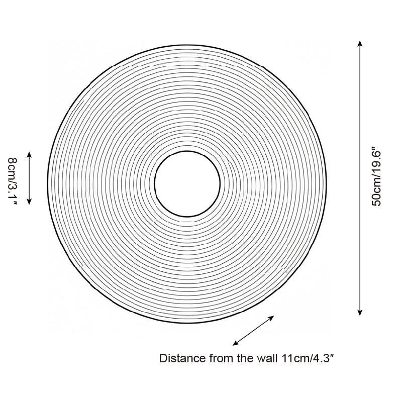Echo Coil Glass Wall Lamp — product view 7