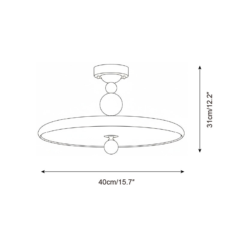 Beadline Metal Ceiling Lamp — product view 5