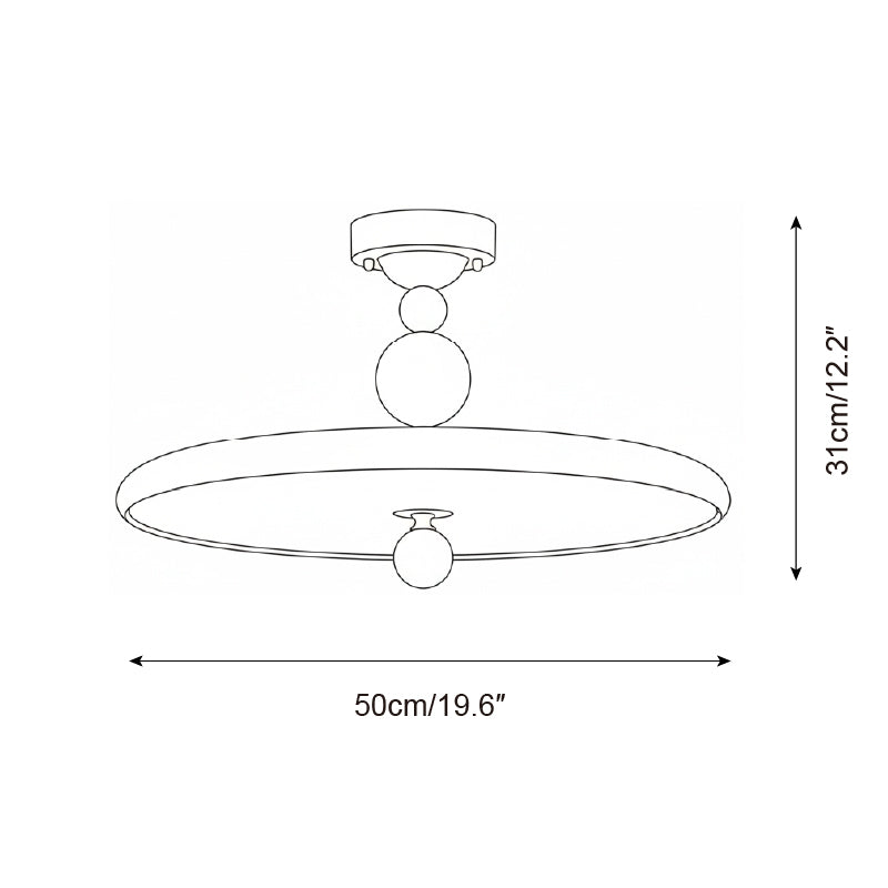 Beadline Metal Ceiling Lamp — product view 6