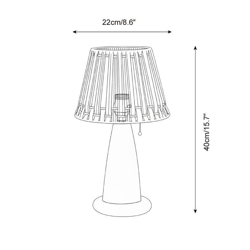 Breeze Fabric Table Lamp — product view 5