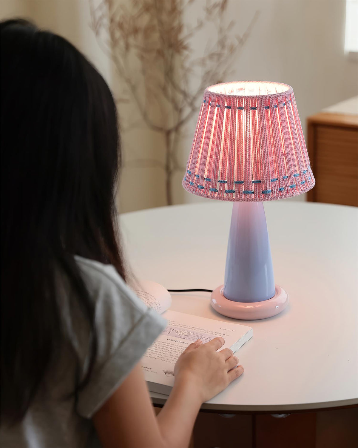 Breeze Fabric Table Lamp — product view 7