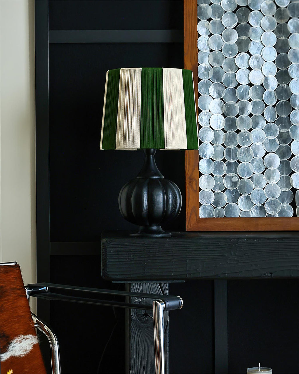 Harmony Stripe Wood Table Lamp — product view 7