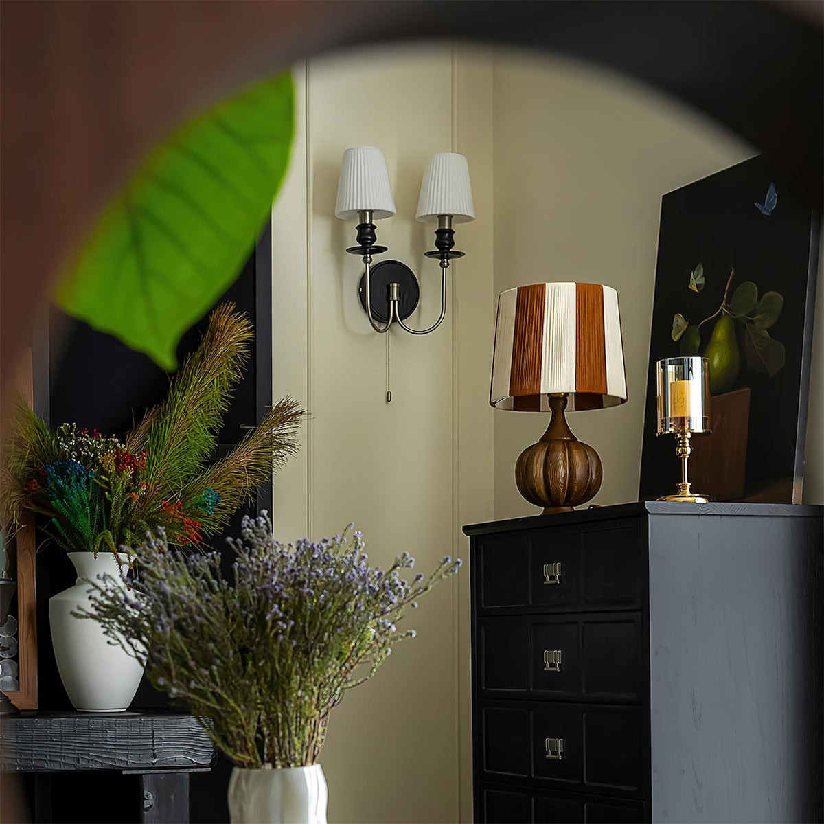Harmony Stripe Wood Table Lamp — product view 14