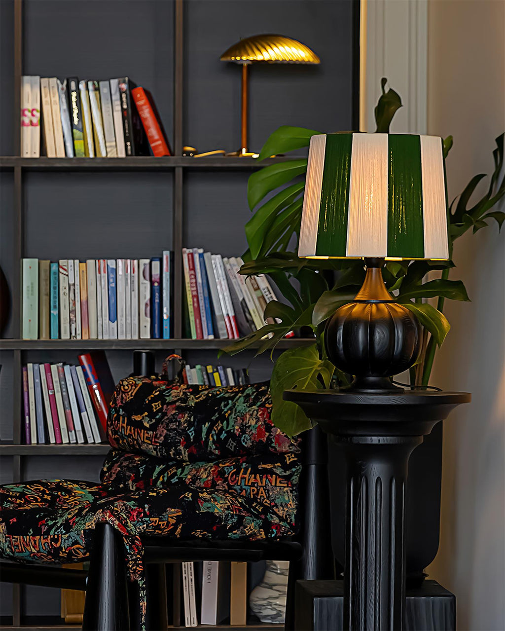 Harmony Stripe Wood Table Lamp — product view 16