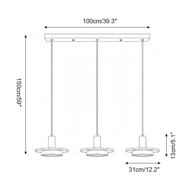 Ethereal Travertine Pendant Lamp — product view 8