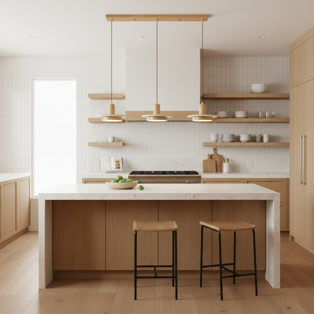 Ethereal Travertine Pendant Lamp — product view 9