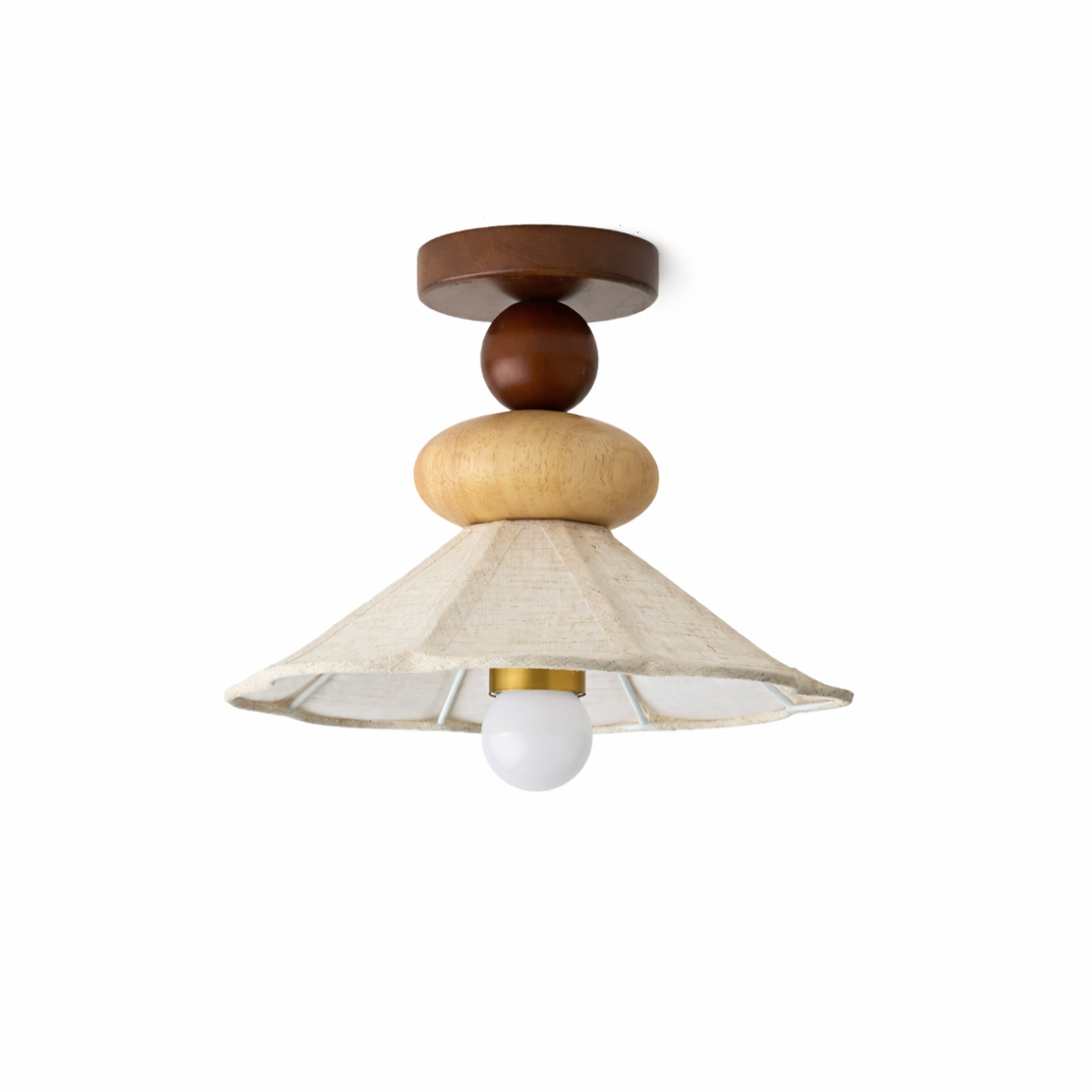 Equinox Wood Ceiling Lamp — product view 3