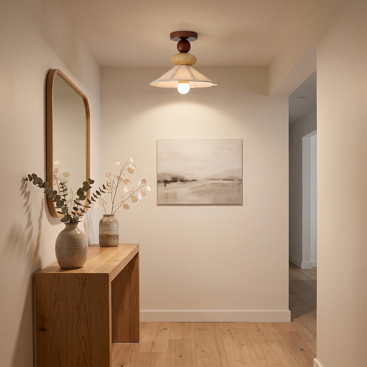 Equinox Wood Ceiling Lamp — product view 9