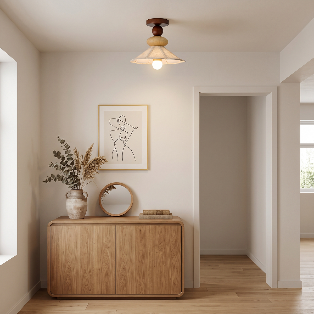 Equinox Wood Ceiling Lamp — product view 12