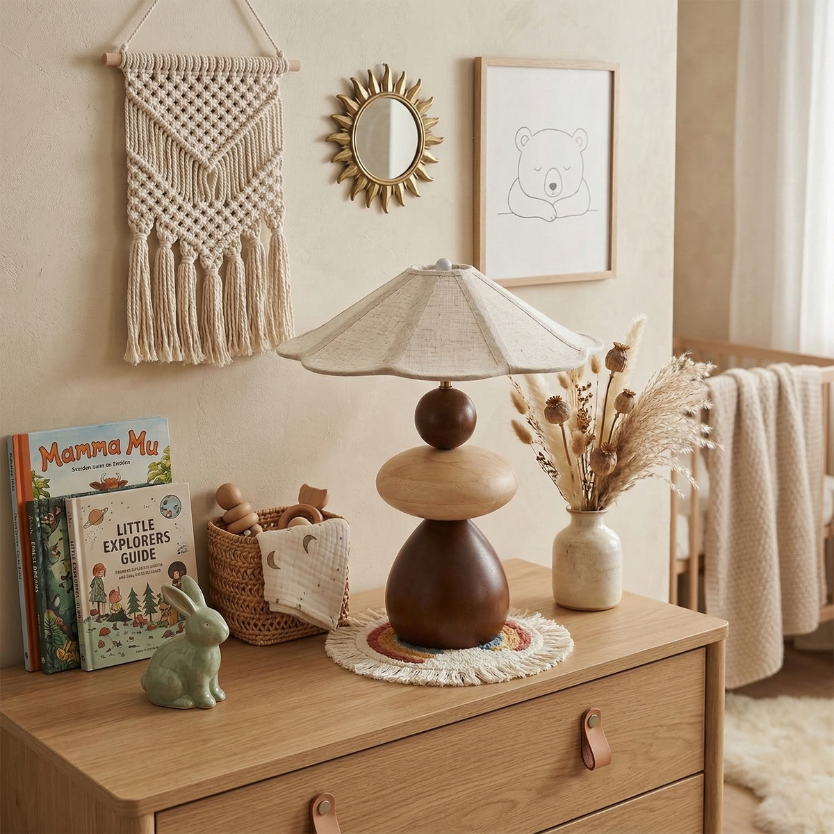 Equinox Wood Table Lamp — product view 9