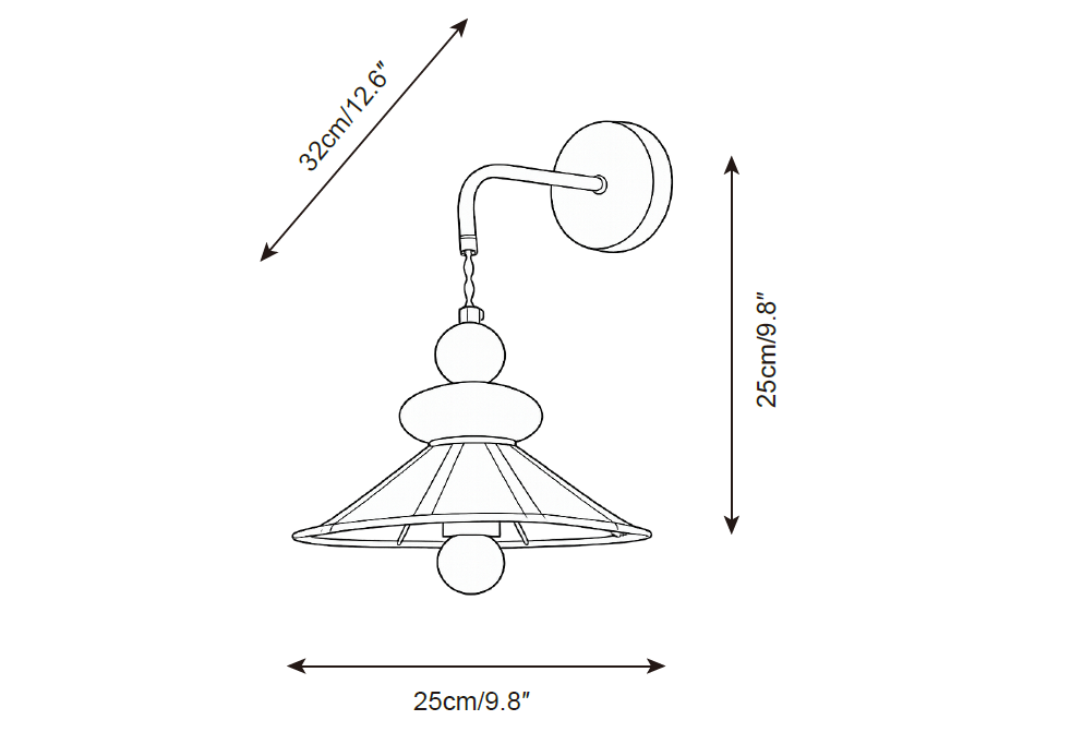 Equinox Wood Wall Lamp — product view 4