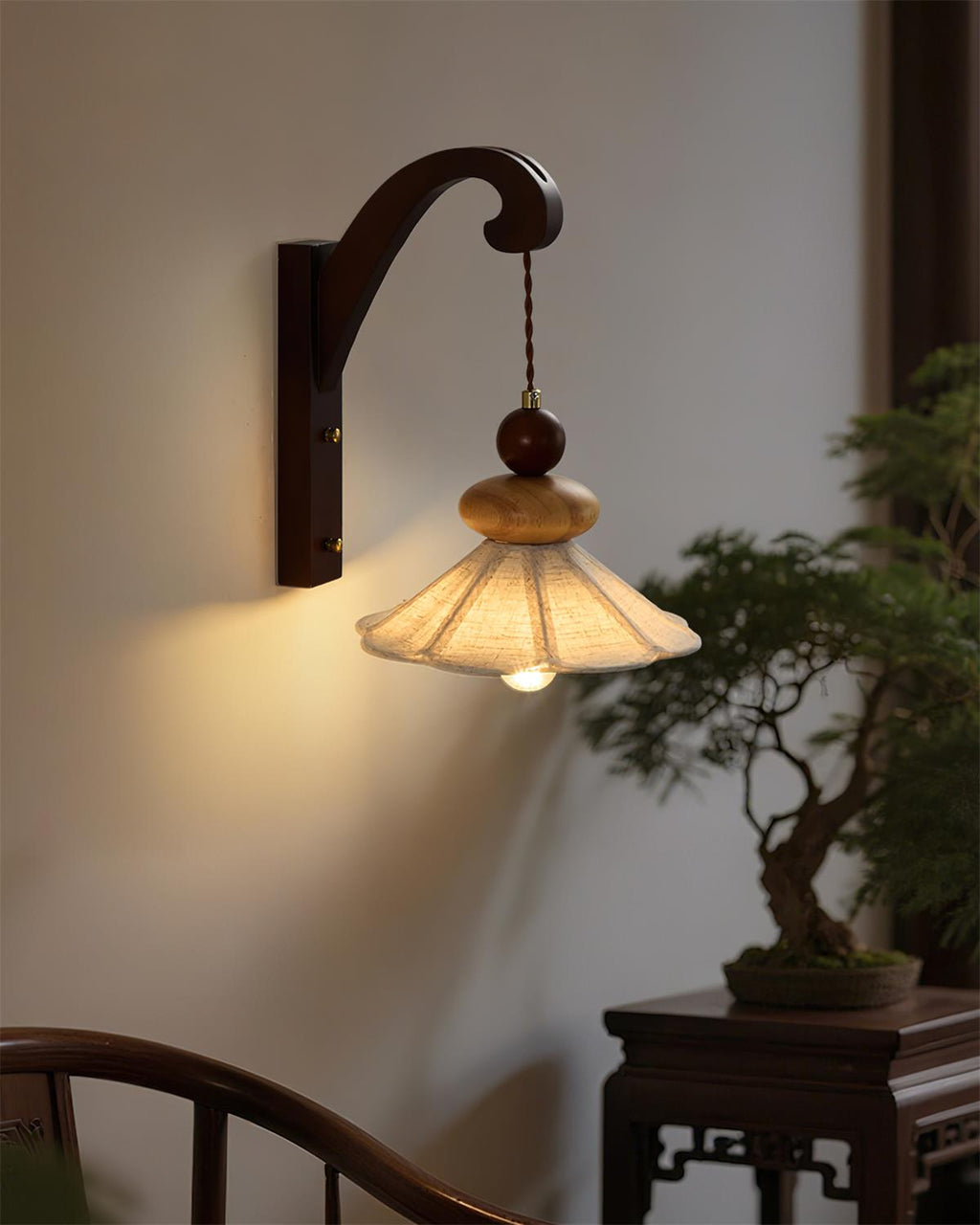 Equinox Wood Wall Lamp — product view 8