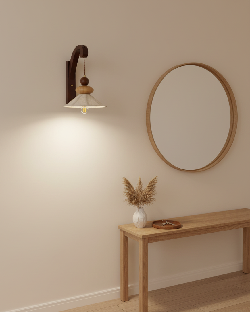 Equinox Wood Wall Lamp — product view 9