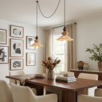 Equinox Displacement Wood Pendant Lamp — product view 3