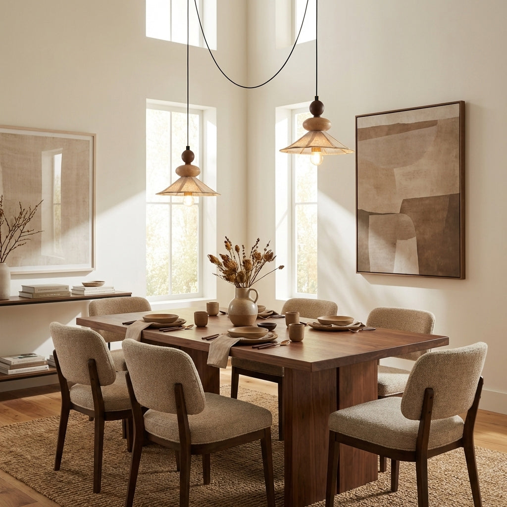 Equinox Displacement Wood Pendant Lamp — product view 4