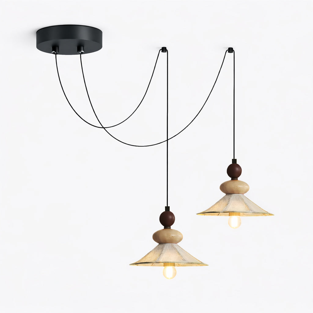 Equinox Displacement Wood Pendant Lamp — product view 13