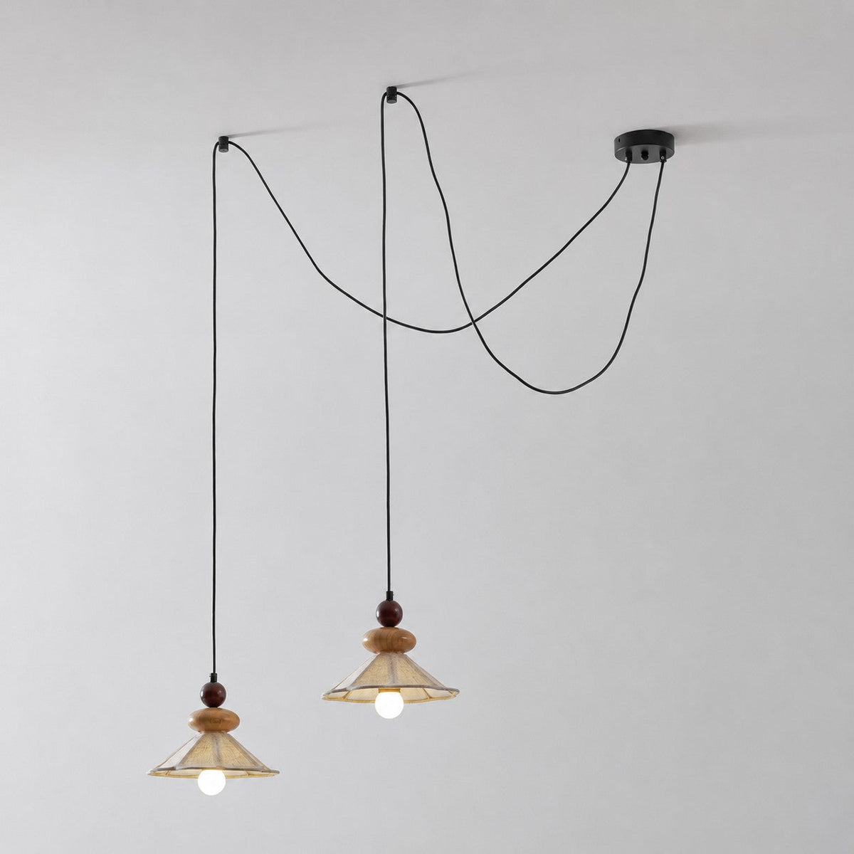 Equinox Displacement Wood Pendant Lamp — product view 14